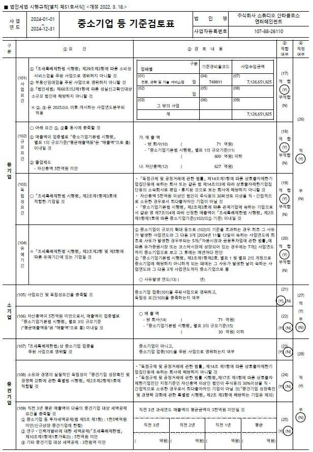 이미지: 중소기업기준표