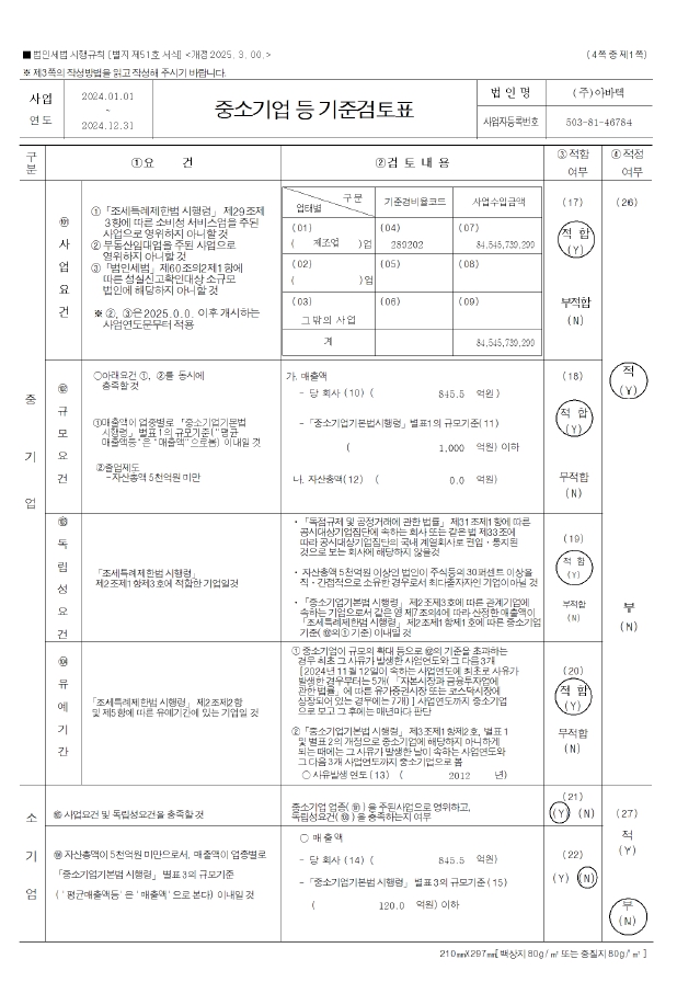 이미지: 중소기업검토표(1)