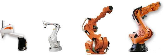 이미지: 가반중량별 산업용 제조로봇의 분류