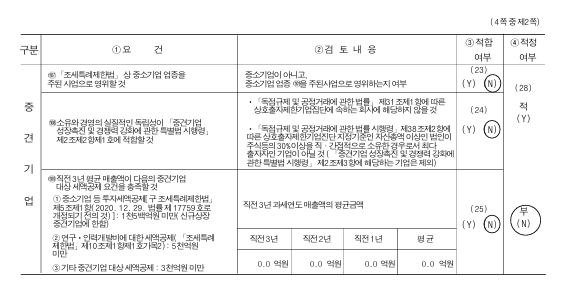 이미지: 중소기업기준검토표2