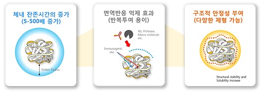 이미지: PEGylation 기술효과