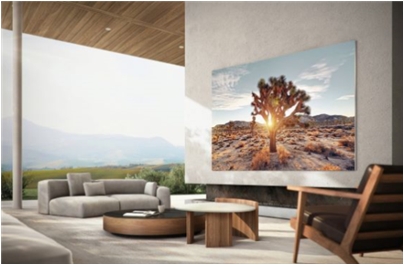 이미지: 삼성전자의 마이크로 LED TV 제품