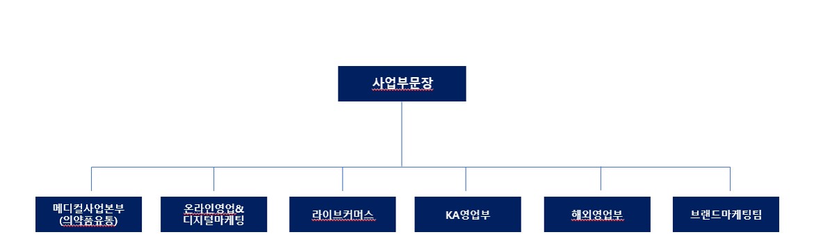 이미지: 판매조직도