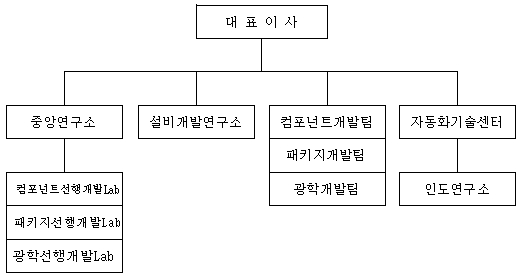 이미지: 연구개발조직도