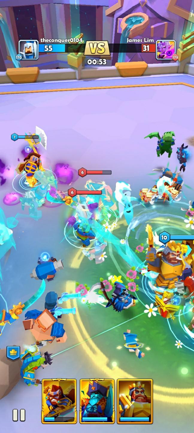 이미지: 아레나 전투장면