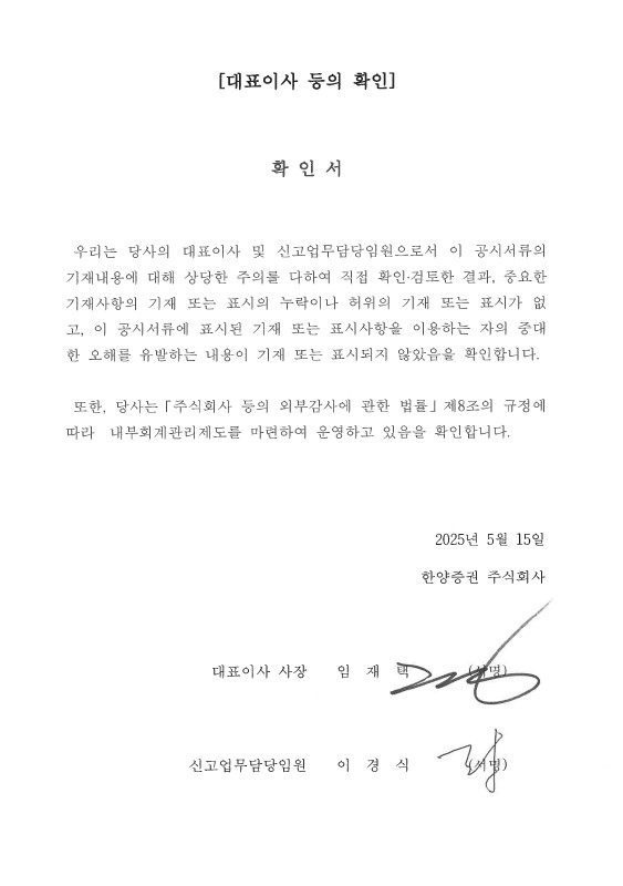이미지: 대표이사 등의 확인2025.1q