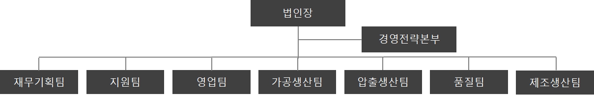 이미지: 조직도(미주법인)