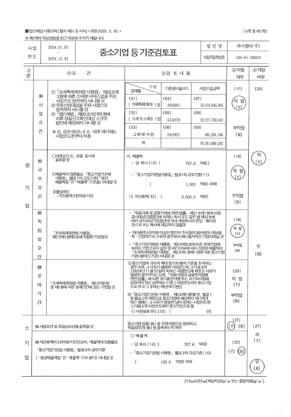 이미지: 중소기업등기준검토표-1