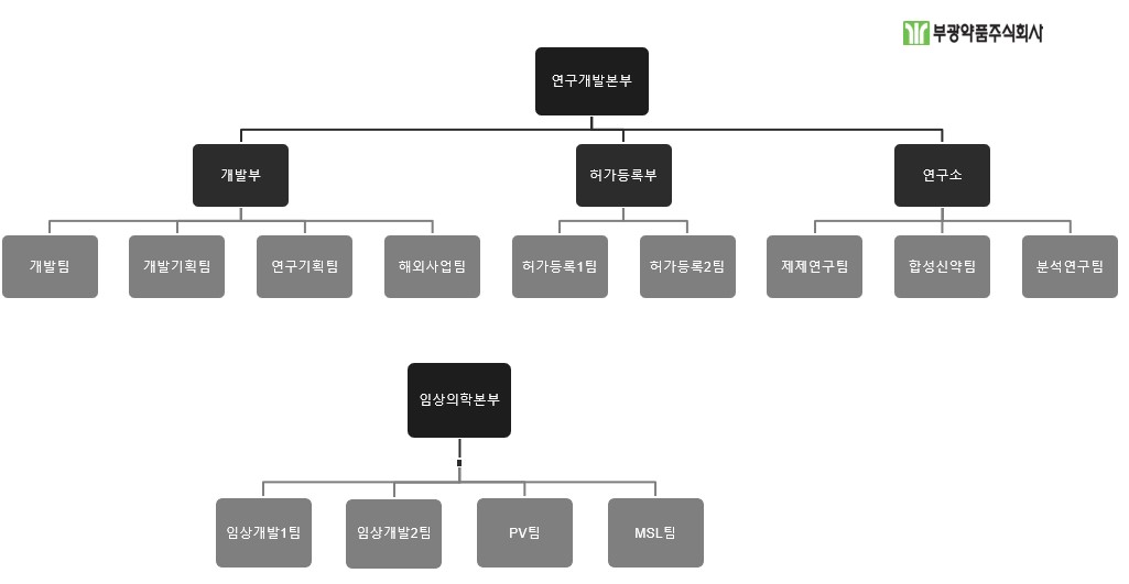 이미지: 연구개발조직도