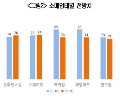 이미지: 소매업태별 전망치