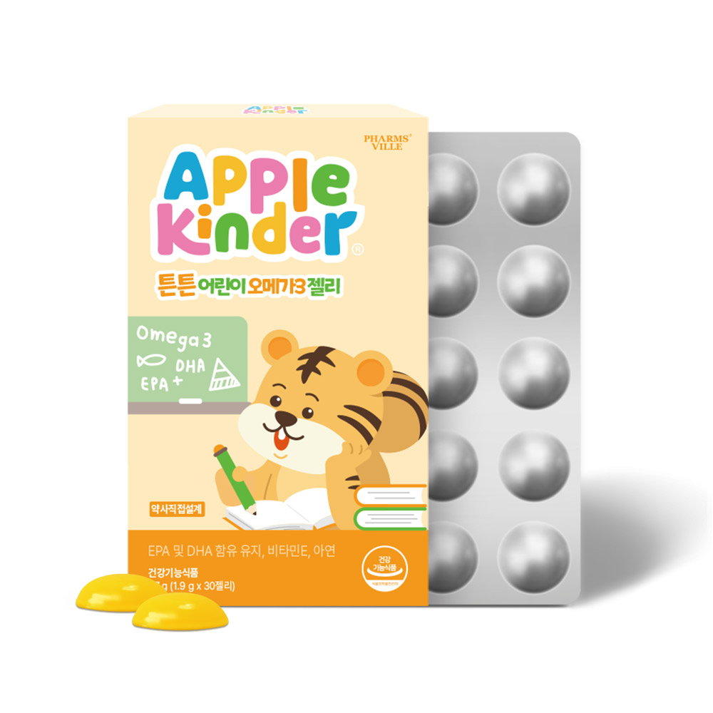 이미지: 애플킨더_튼튼어린이오메가젤리_1