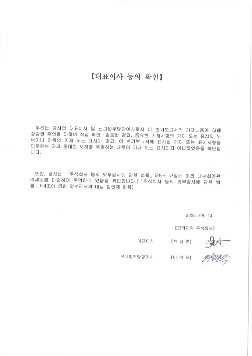 이미지: 【대표이사 등의 확인】