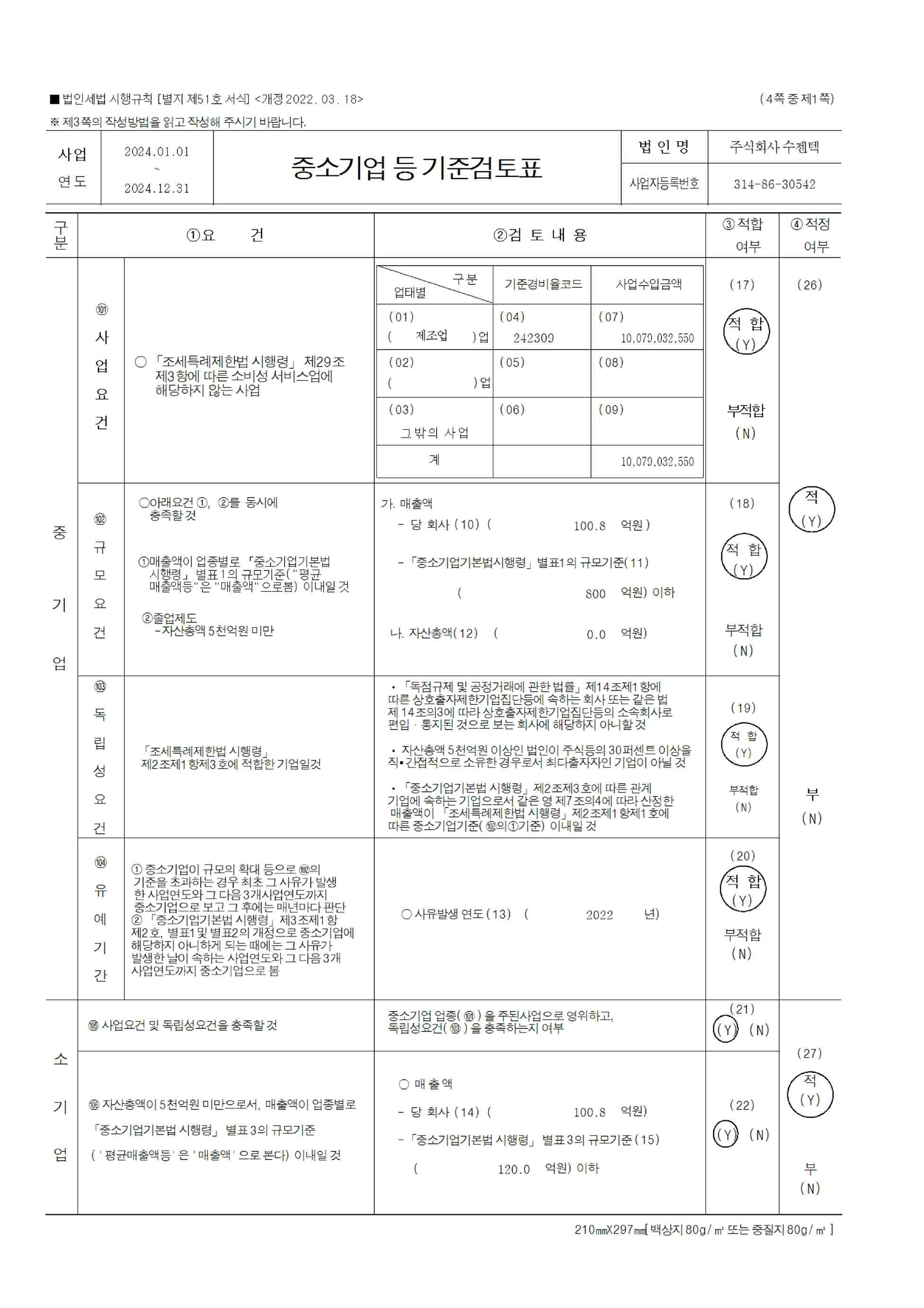 이미지: 중소기업 등 기준검토표_1