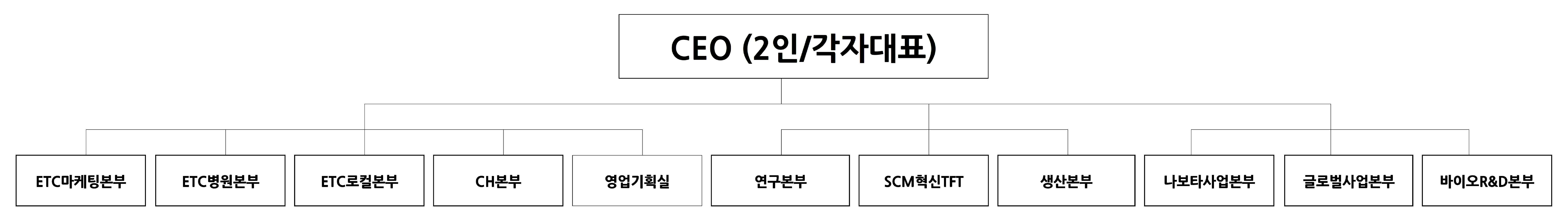 이미지: 대웅제약 조직도