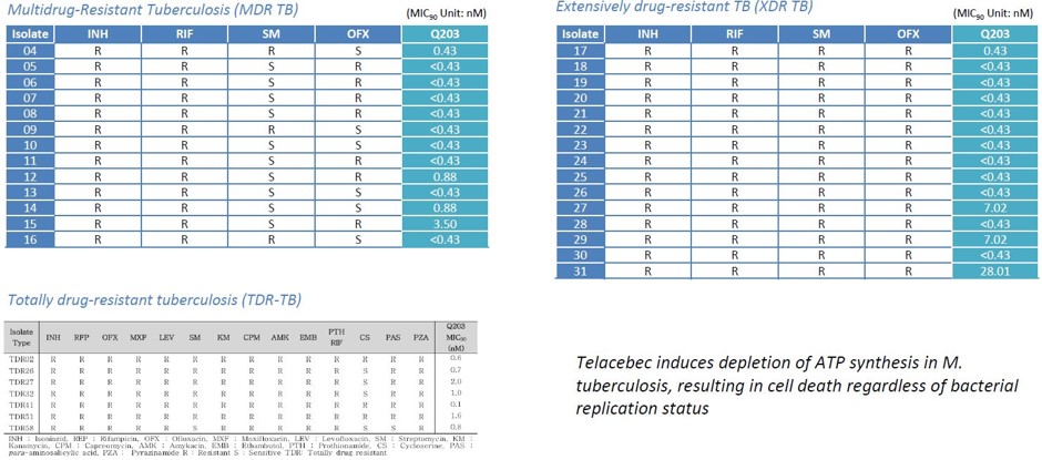 이미지: [텔라세벡의 다제내성 결핵균에 대한 유효성]