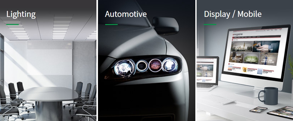 이미지: ESD소자의 LED 조명과 디스플레이 응용 사례