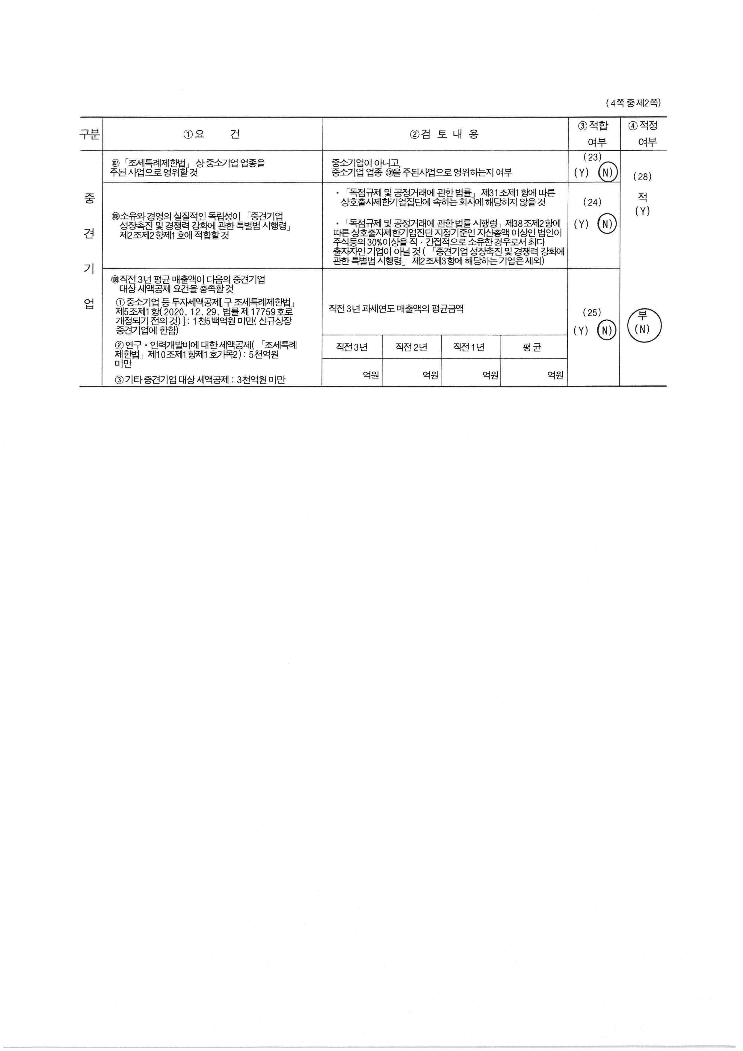 이미지: 중소기업 등 기준검토표_모아라이프플러스_24년_0002