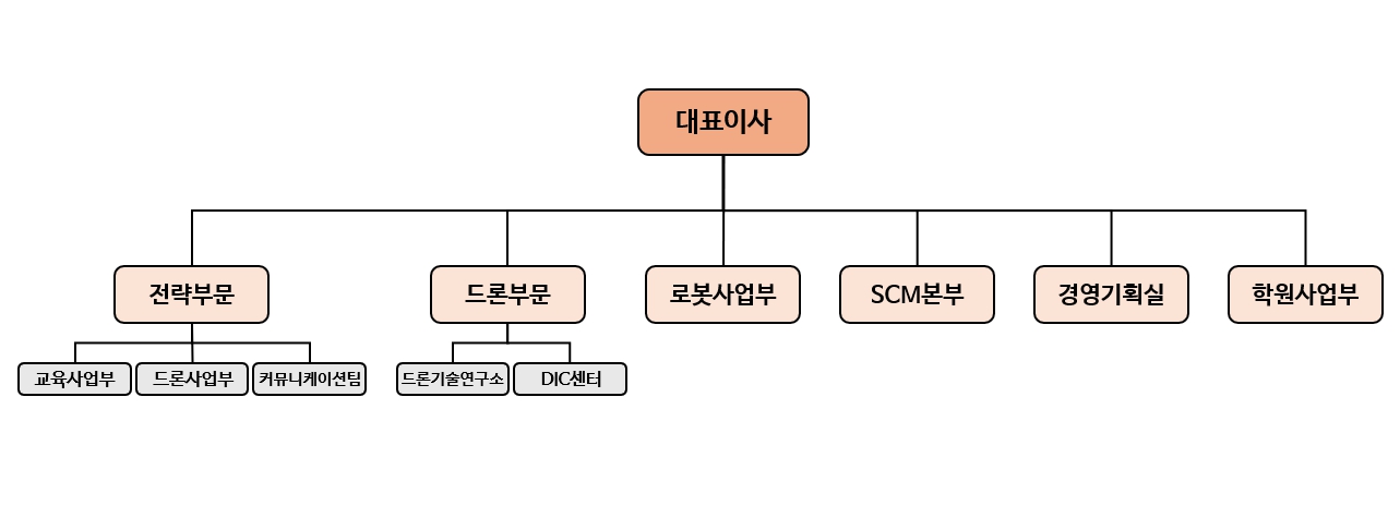 이미지: 주식회사 에이럭스_조직도