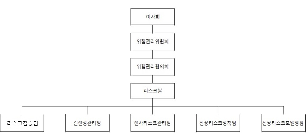 이미지: 리스크관리 조직체계