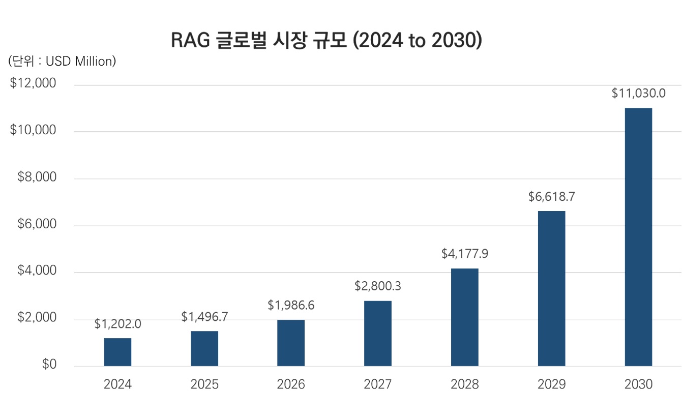 이미지: [RAG 글로벌 시장 규모 그래프]