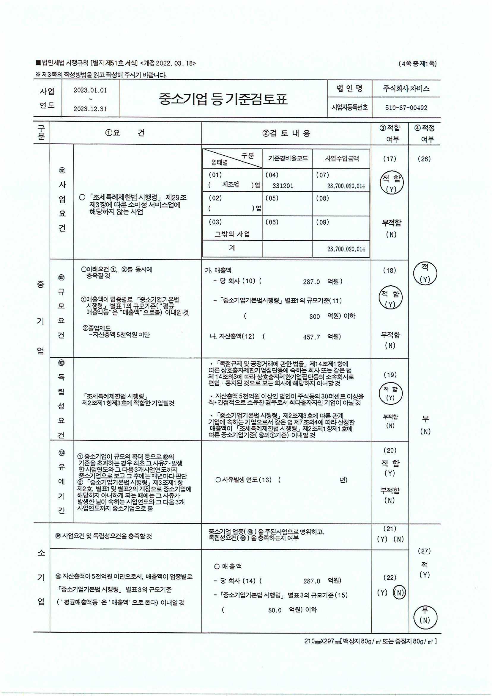 이미지: 중소기업 등 기준검토표_1