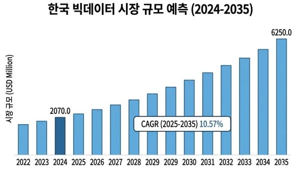 이미지: 한국 빅데이터 시장 규모 예측