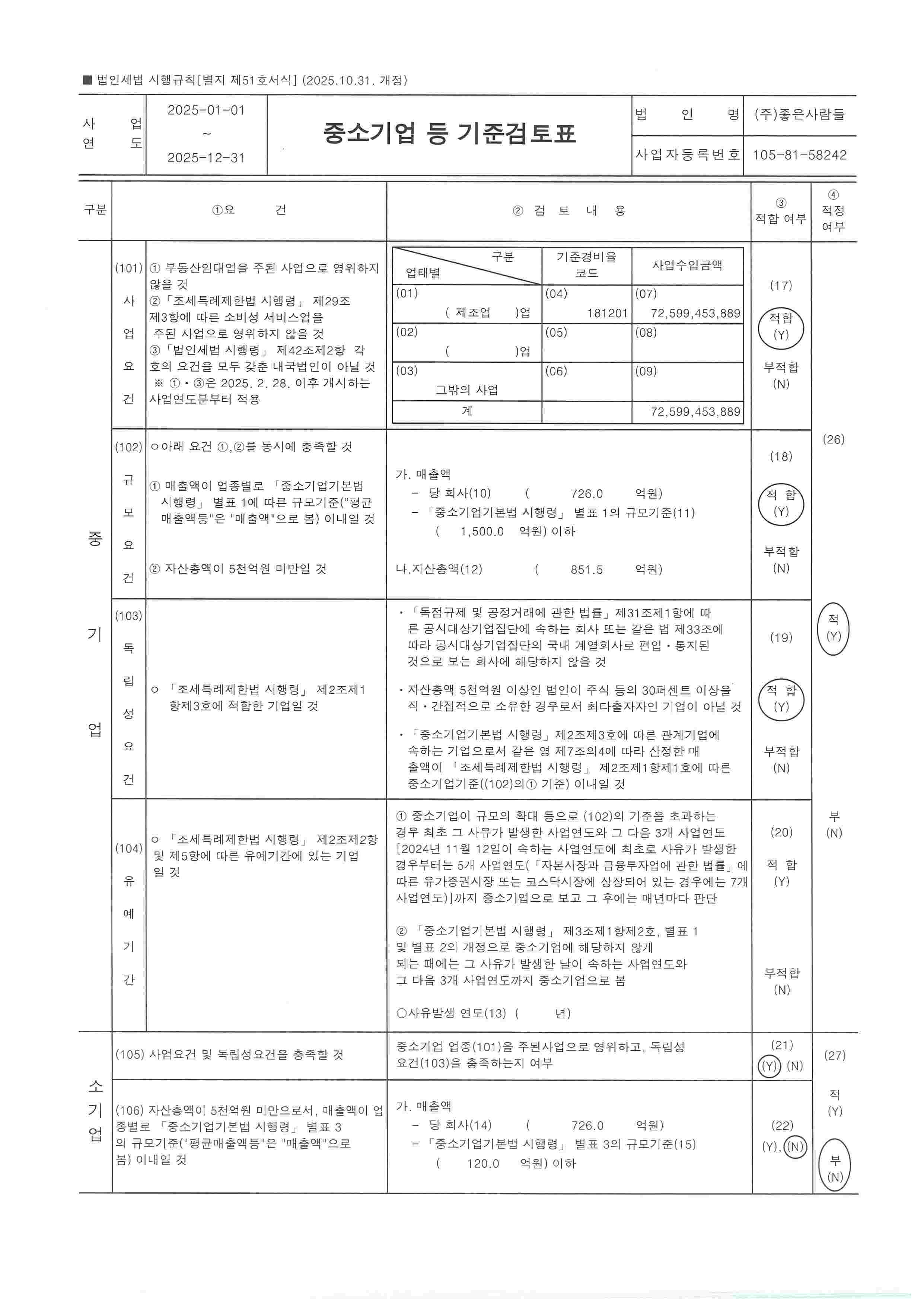 이미지: 2025_중소기업기준 검토표1