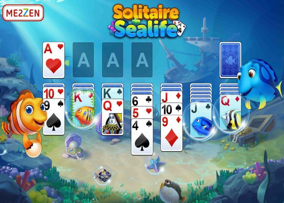 이미지: 솔리테르 씨 라이프(Solitaire sea life)