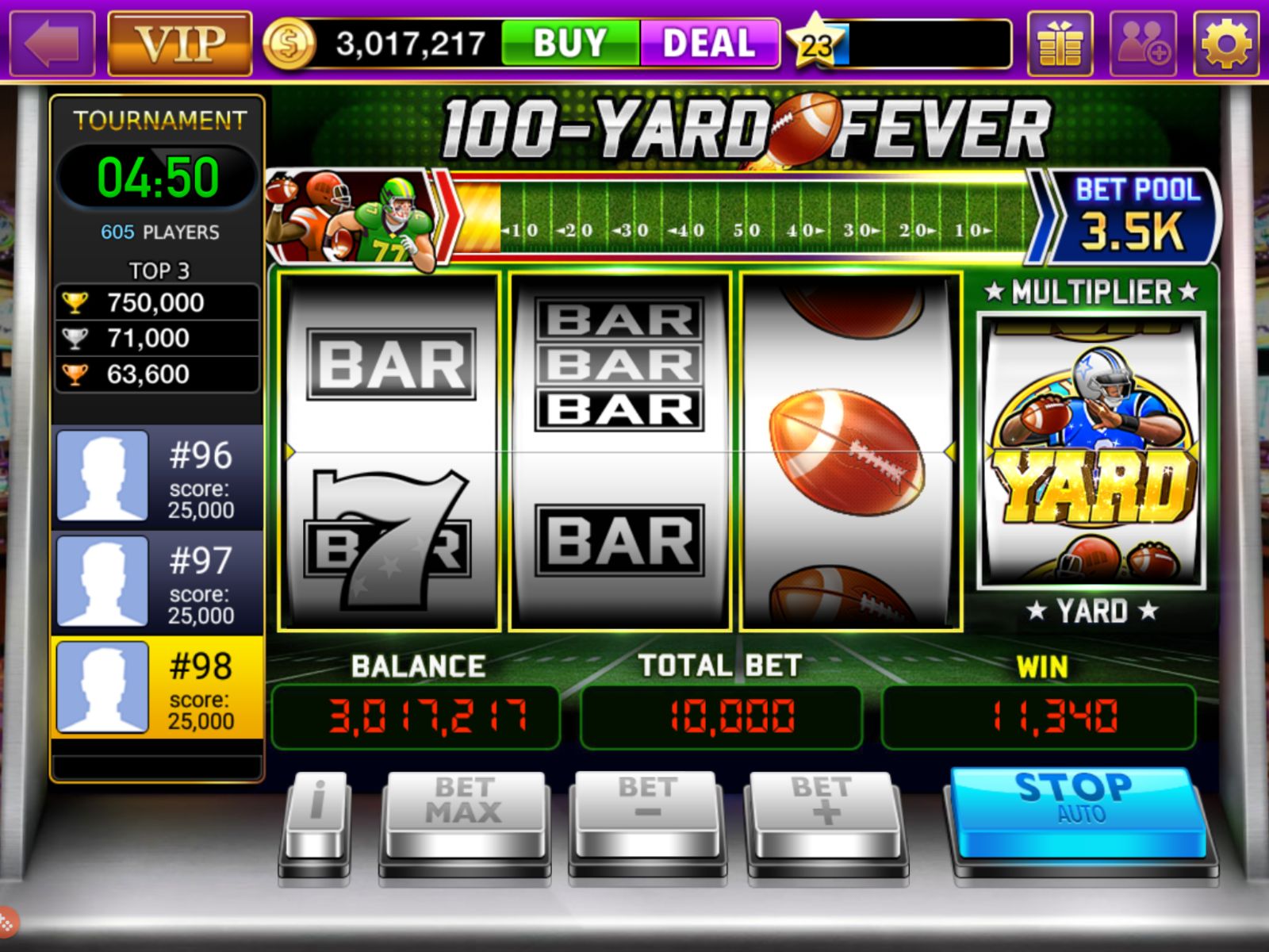 이미지: 100-yard Fever slot