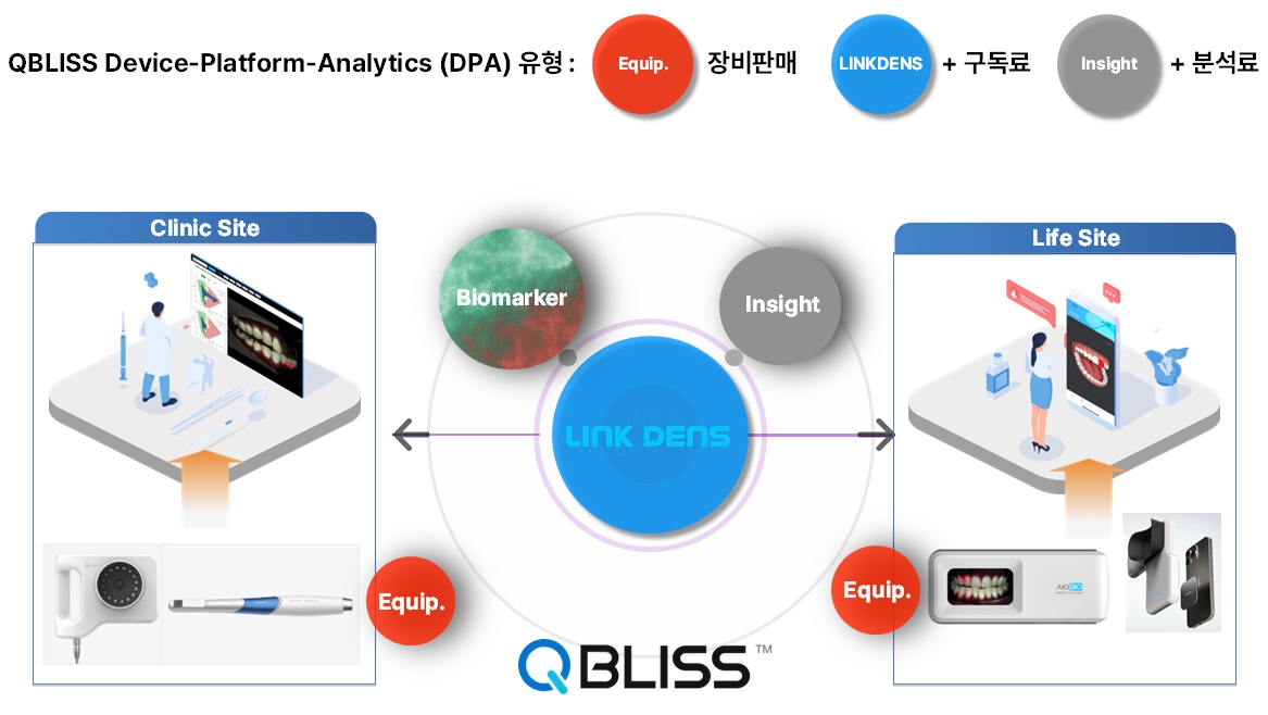 이미지: [ QBLISS 사업활동 구조 ]