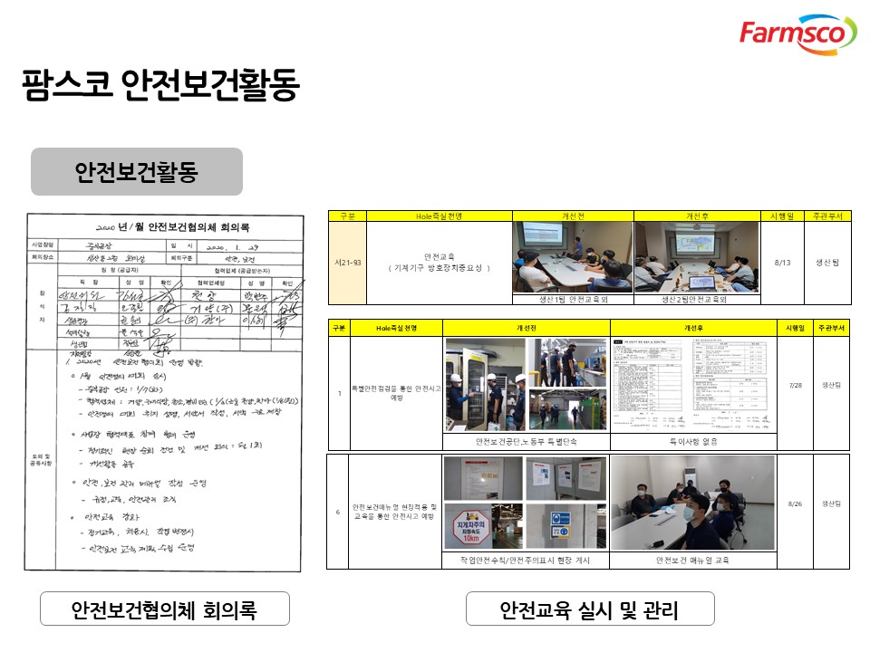 이미지: 안전보건정책 및 활동3