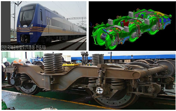 이미지: 철도차량 bogie frame