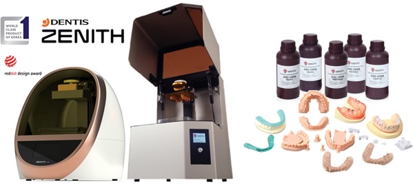 이미지: (치과용 3D 프린터 및 소재)