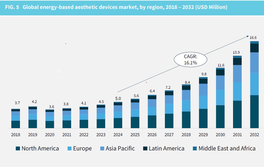 이미지: 에스테틱 미용기기 시장 규모