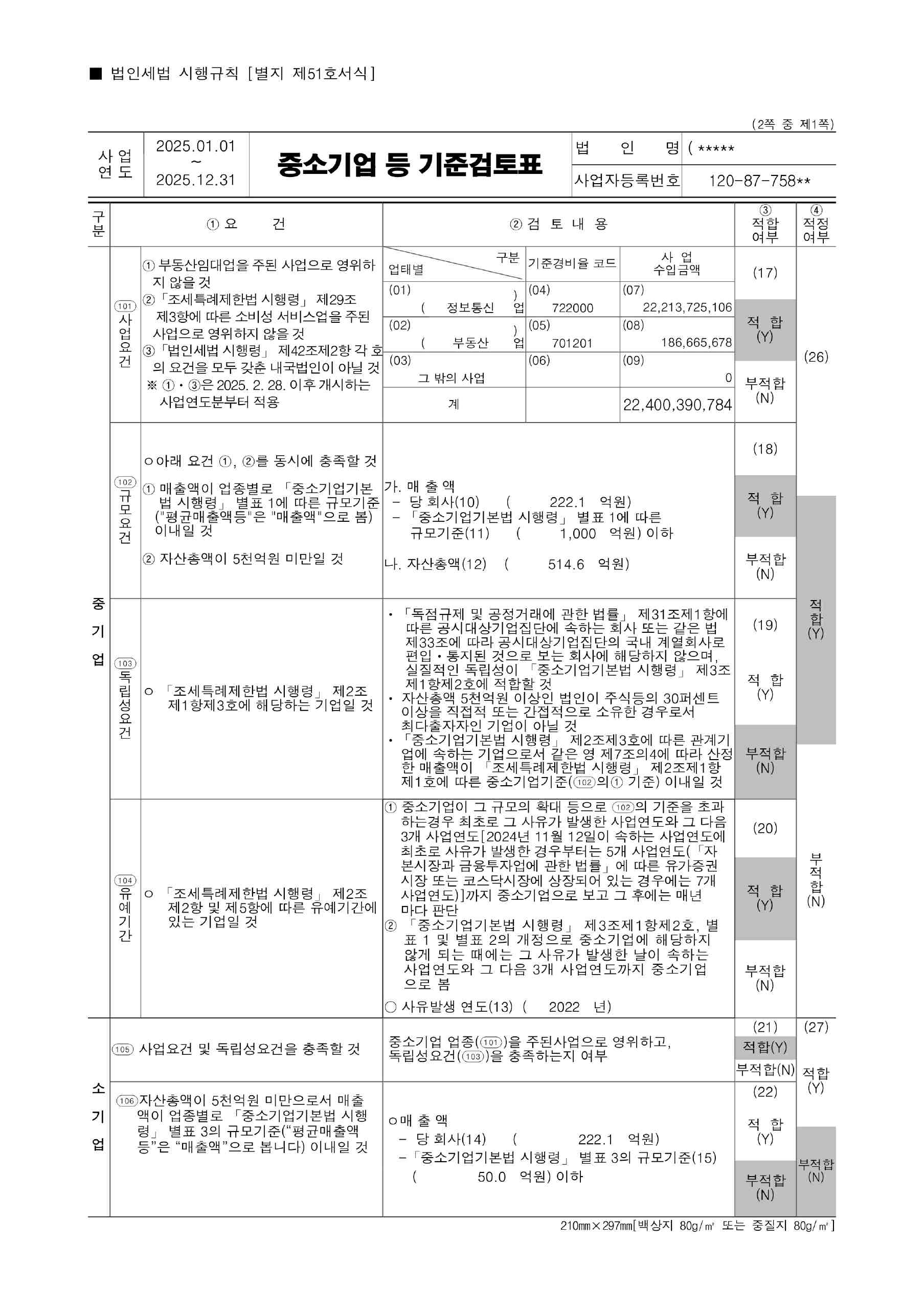이미지: 중소기업 등 기준검토표_1