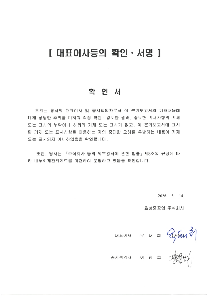 이미지: 대표이사등의 확인서