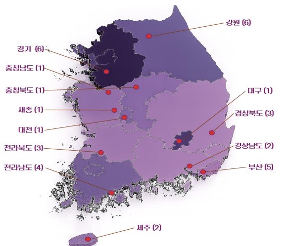 이미지: 국내 데이터센터 구축 현황(계획단계)