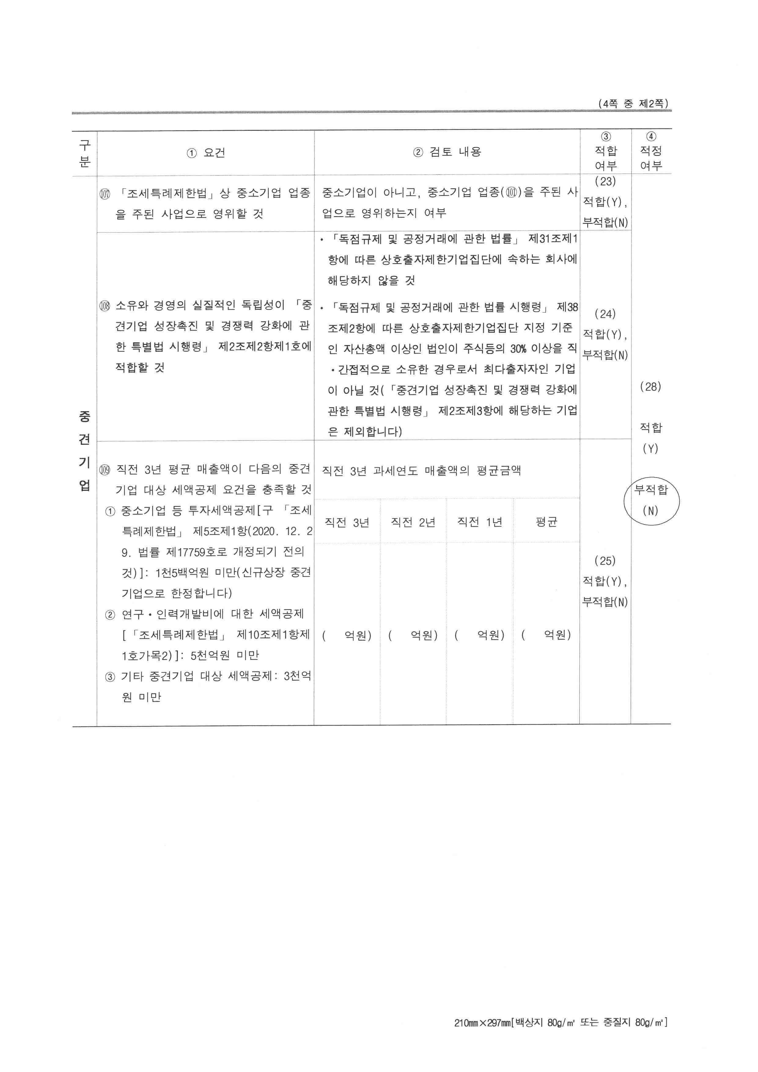 이미지: 중소기업기준검토표_2